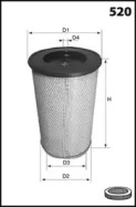 LUCAS FILTERS lfaf347 -  Воздушный фильтр